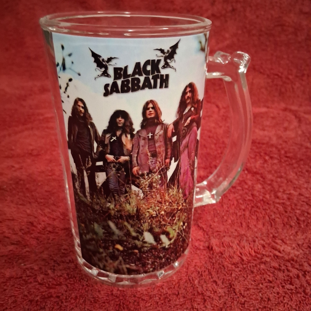 Glass Mug with Band Design